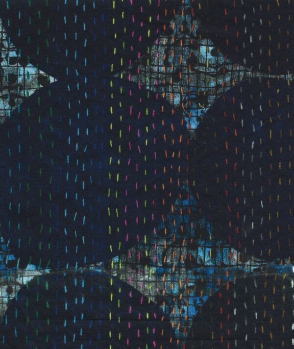 "Blue-Black Circles with Colored Rain" eCoddle Versa - Image 12
