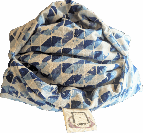 <em>Bernice</em> "Swimming Checks Blue" eCoddle Classic - Image 2