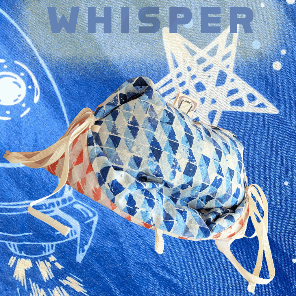 <em>Whisper</em> "Swimming Checks Blue" and "Swimming Checks Pink" eCoddle Versa